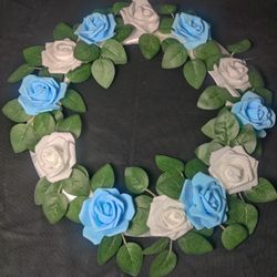Foam Flower Wreaths 