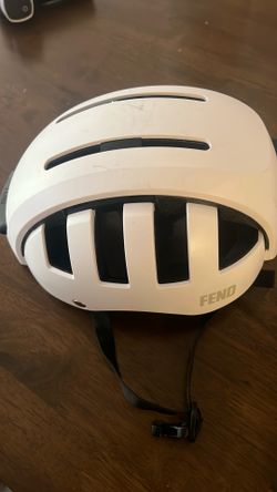 Fend Foldable Bike Helmet white