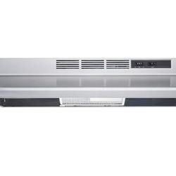 Open Box 30 inch Ductless Stainless steel Under Cabinet Range Hood
