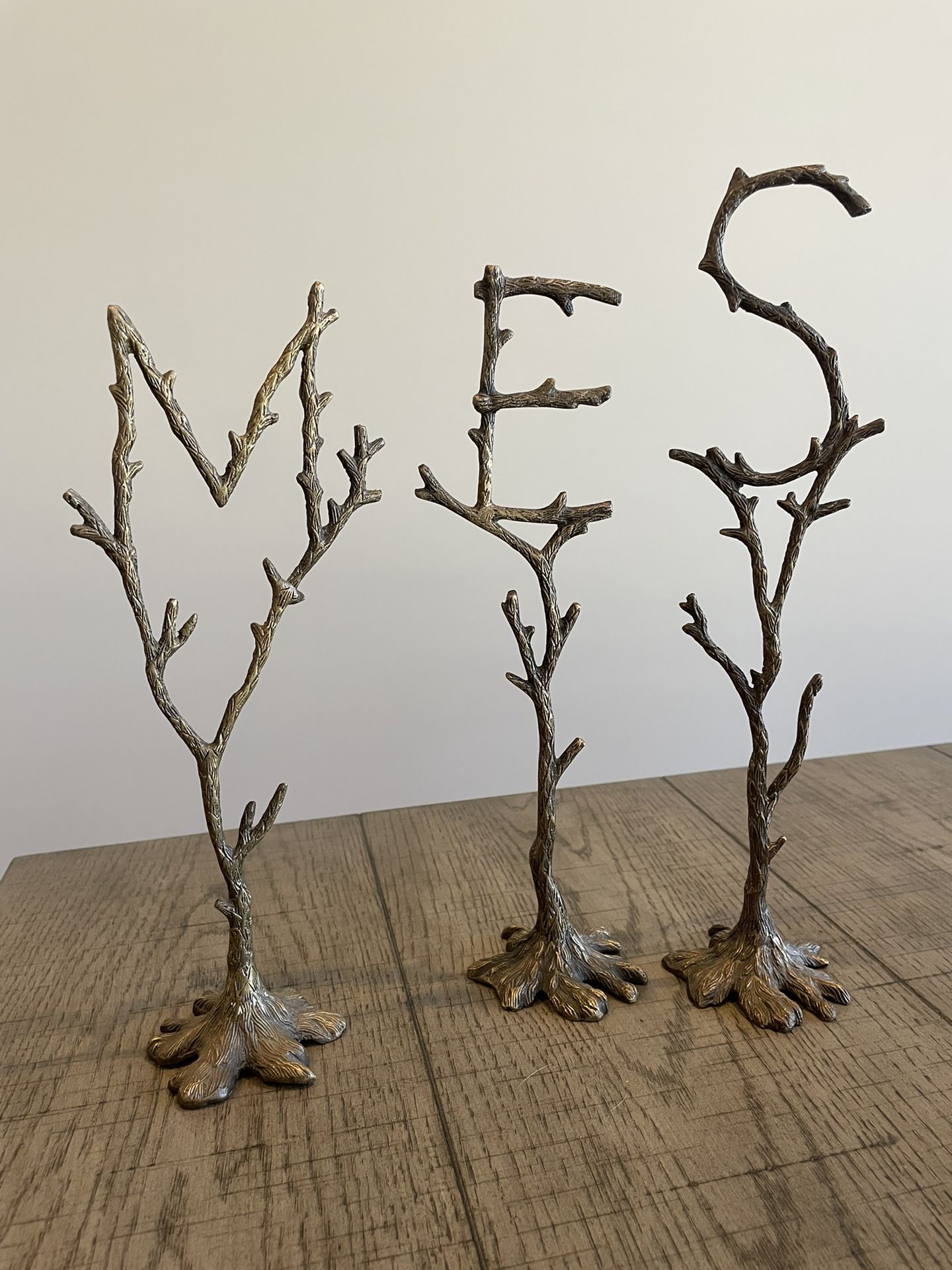 Brass Tree Necklace Holders