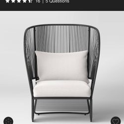 Armless outdoor chair 