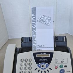Brother FAX-575 Personal Fax with Phone and Copier
