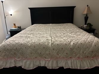 Satin bedsheet