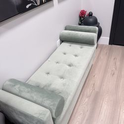 Beautiful Velvet Ottoman 