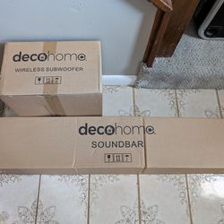Decohome Soundbarv And Wireless Subwoofer