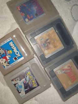 Game boy game cartridges