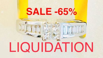Diamond Ring Engagement/ Anniversary NEW 1 CARAT NATURAL DIAMONDS 💎 LIQUIDATION SALE ❤️ -65% FIND ANOTHER AT THIS PRICE ILL GIVE YOU $400 LESS !!!!!!