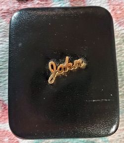 Vintage John Weitz by Buxton Black Leather Mini Trifold 6-Hook Key Case Key-Tainer