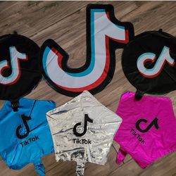Tiktok Balloons Tiktok Cake Topper Tiktok Decorations