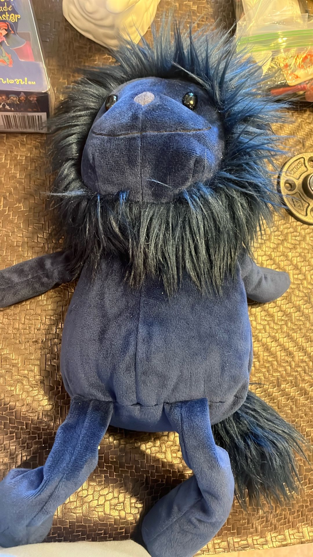 Jellycat London I am Luda Monster Plush Stuffed Animal Navy Blue 17” Retired
