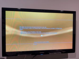 55” plasma Samsung tv