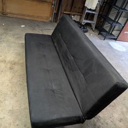 Black Midsize Futon Couch