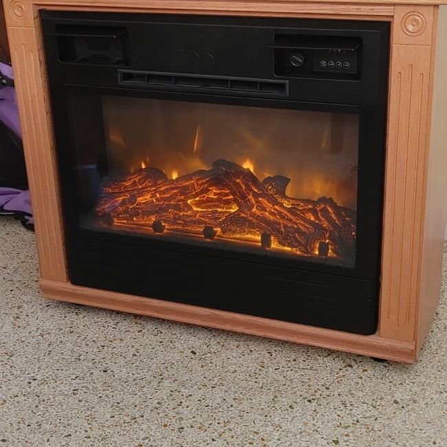 Flame Heat Surge Amish Mantle Fireplace Heat Surge Electric