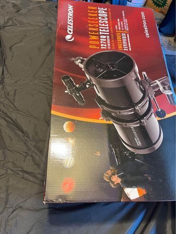 New Celestron PowerSeeker 127EQ Telescope 127 MM Reflector German Equatorial
