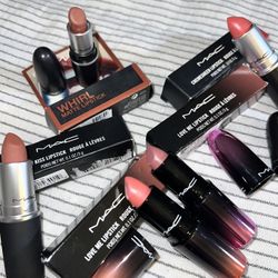 MAC LIPSTICKS Makeup Bundle Sale Lot Of 5
