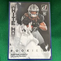 DONRUSS WHITE HOT ASHTON JEANTY ROOKIE CARD