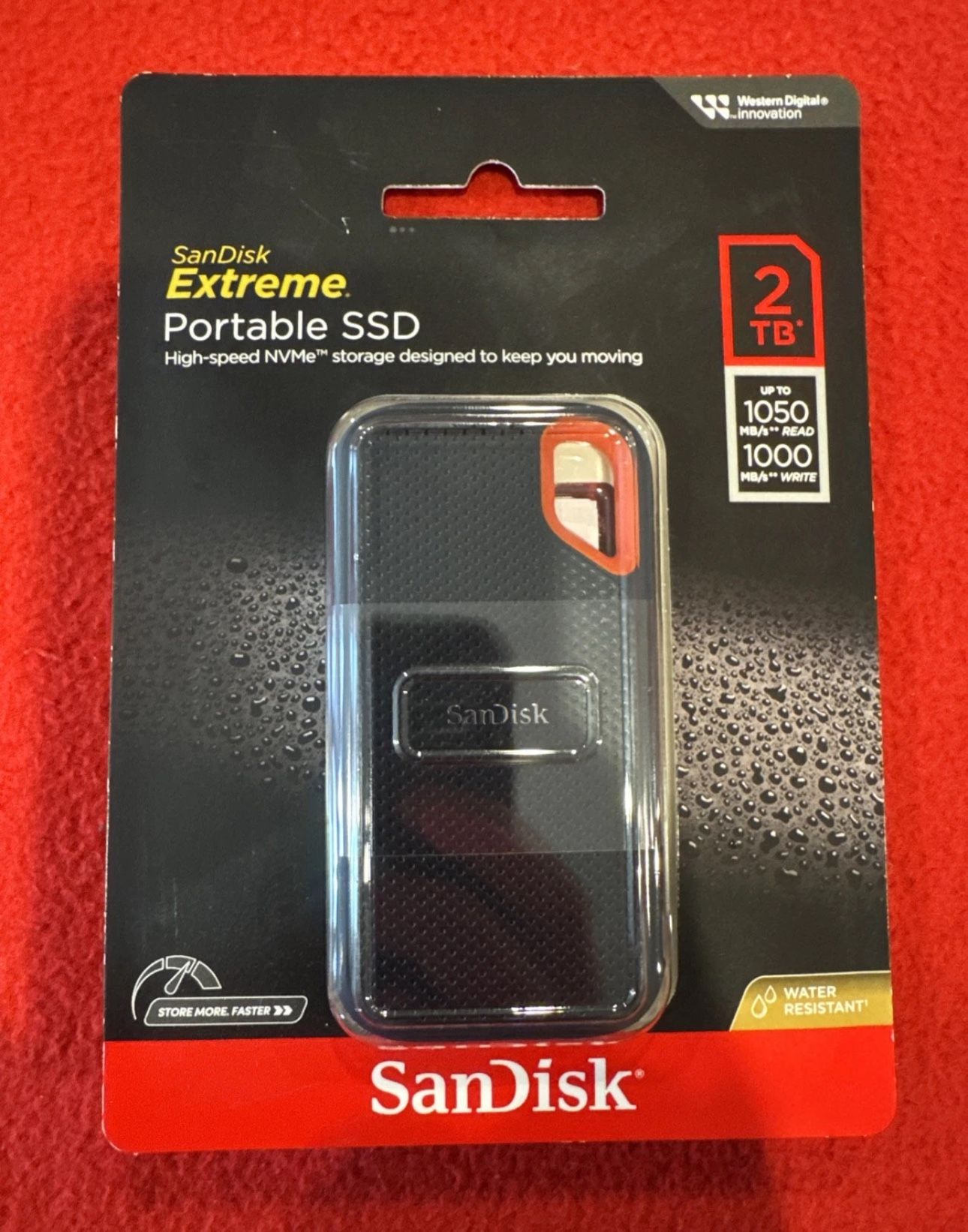 SanDisk Extreme Portable SSD 2TB USB-C Storage