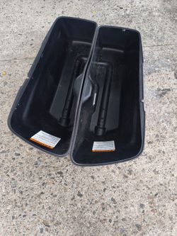 2000 and up Harley Davidson soft tail saddle bags without the top covers
