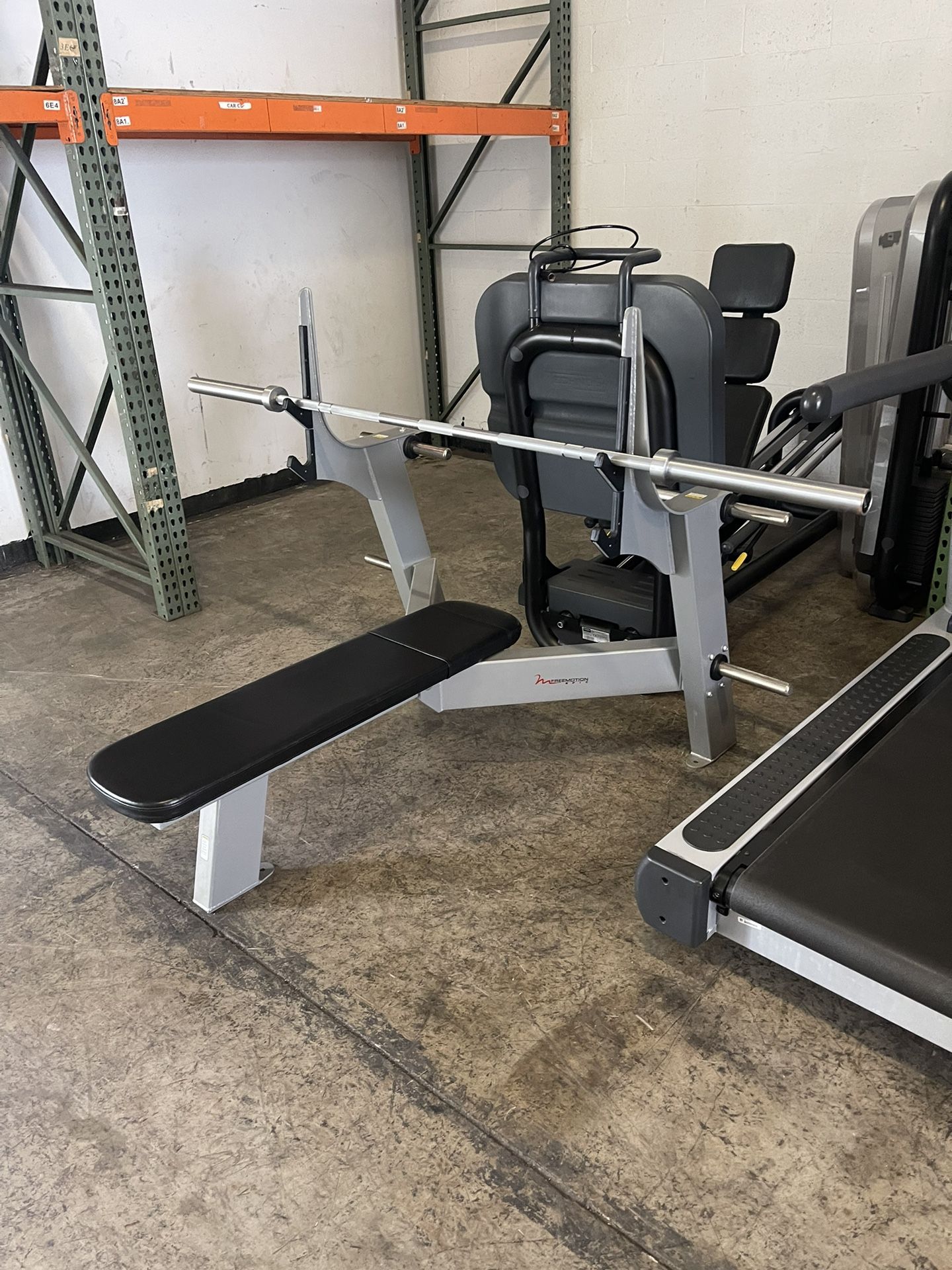 FreeMotion Epic Olympic. Flat Bench. Commercial Fitness Gym Equipment. 