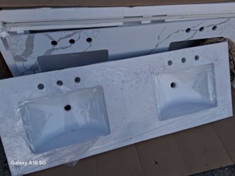 Double sinks.