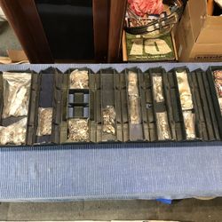 Concho Craft Bundle - Metal And Beaded - 140 Pieces - Leather - Indian Crafts