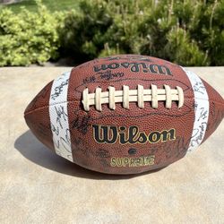 Raiders Signed Football 
