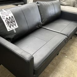 Leather Sofa 