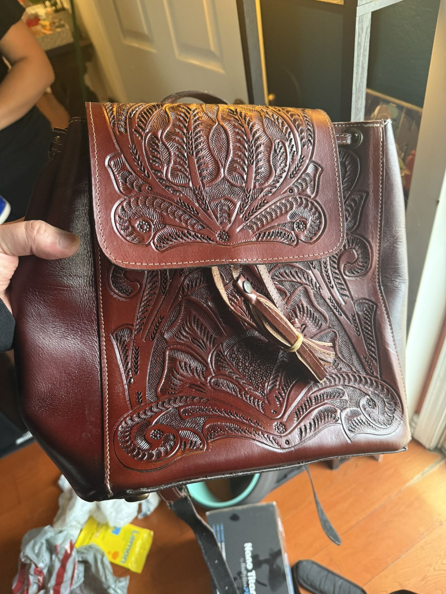 Handmade Women’s Leather Backpack