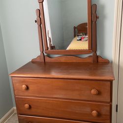 Dresser And Twin Bed