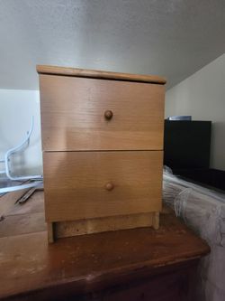 Brown side table