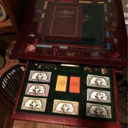 Franklin Mint Pedestal Monopoly Game. Vintage. 