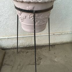 Vintage Metal Plant Stand 