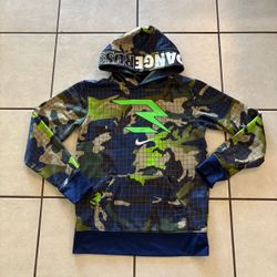 Nike Russell Wilson Dangeruss Camo Hoodie Youth Kids L