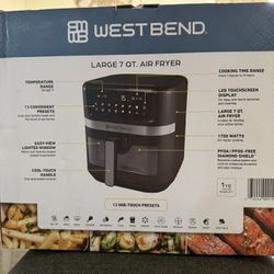 New Westbend 7qt Airfryer