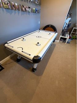 Air hockey table from Costco