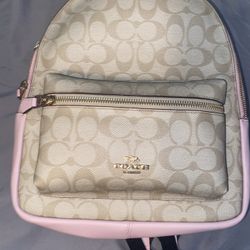 pink Coach Backpack