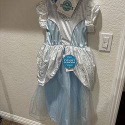 👑 Cinderella Dress-Up Costume – Size 7-9 – brand New! 👑
