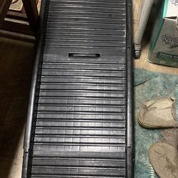 Portable Folding Ramp for animals 5 ft L 15”in w plastic. folds into a  suitcase.