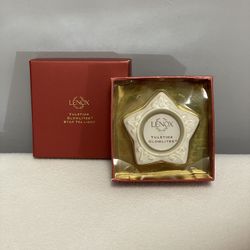 Lenox Yuletide Glowlites Star Tea Light, Candle, New