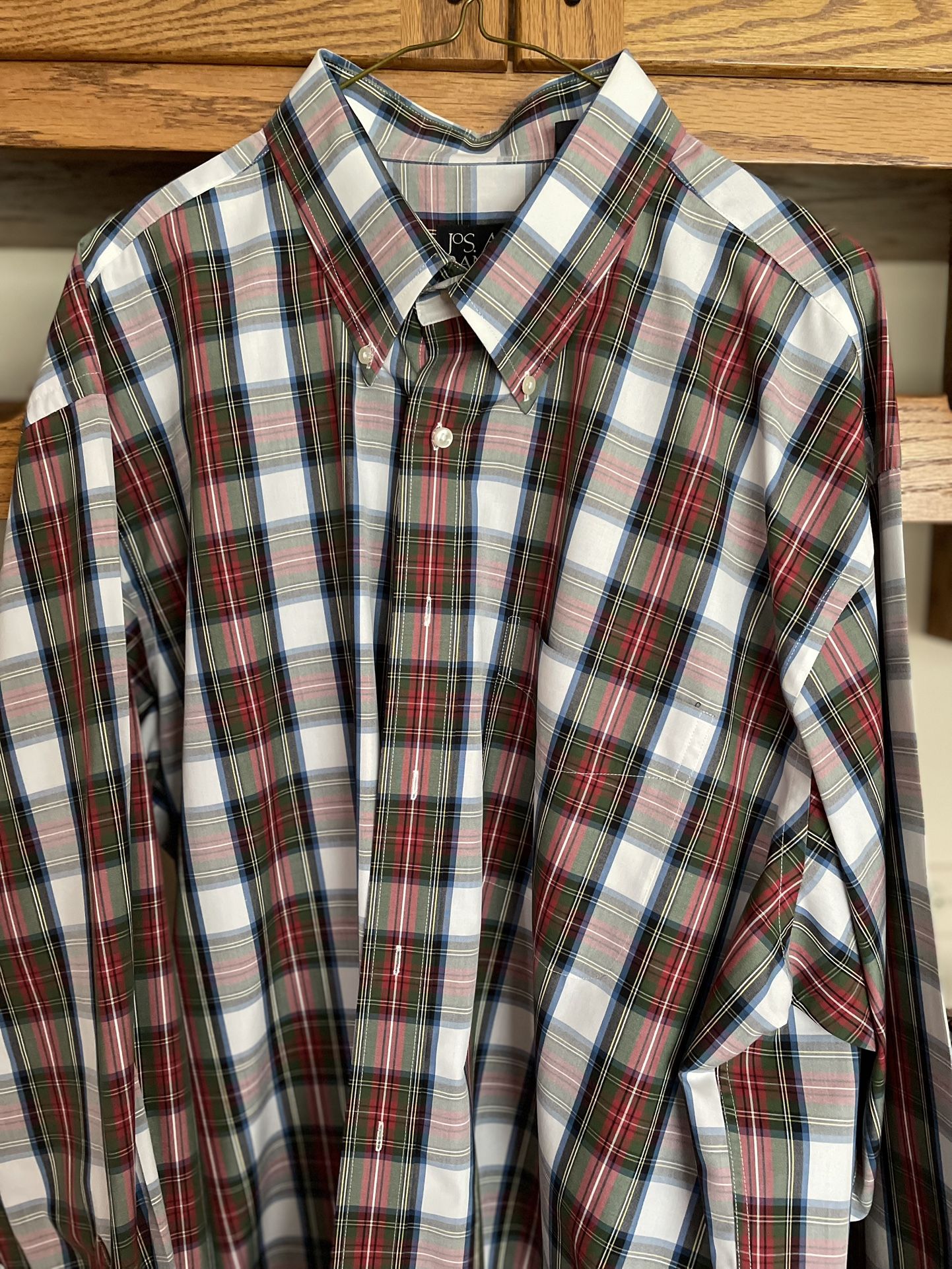 Men’s Long Sleeve Plaid Shirt