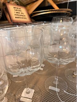 Four piece wine glass from Kirklands $30 new