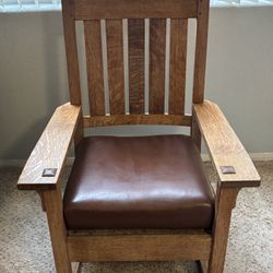 Vintage Gustav Stickley Mission Rocking Chair 1(contact info removed)
