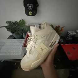 off white jordan 4s 