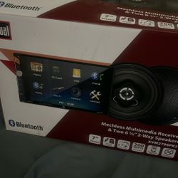 Car Stereo & Two Speakers 