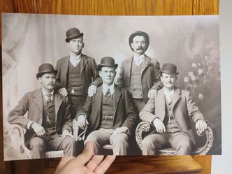 Historic photo print wild West Butch Cassidy and the Sundance kid