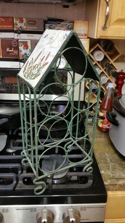 9 Bottle Mosaic Wine Rack / Wine Holder