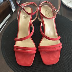 Women Red Heel Shoe