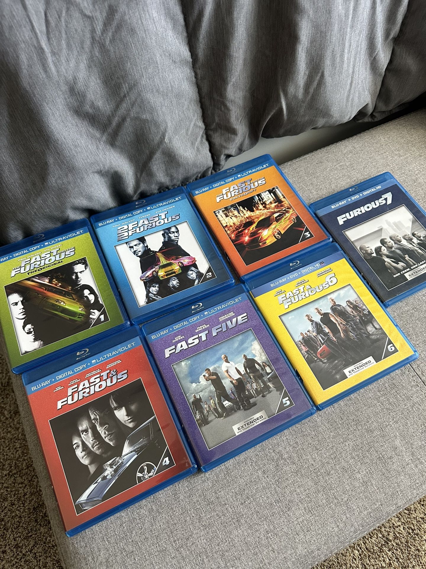 Fast and Furious Blu-ray Discs