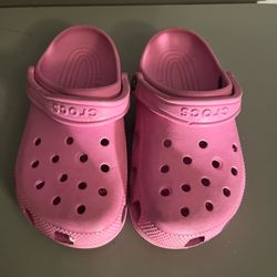 Pink Crocs