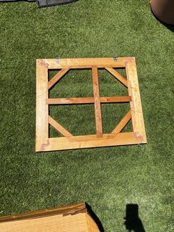 Wooden cabinet Frame / window Back Panel